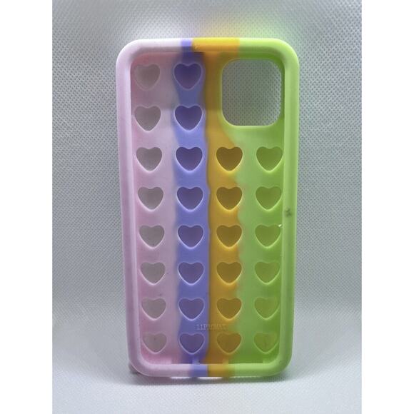 Pop It Phone Case iPhone 11 Pro Max Fidget Bubble Reliever Multicolor New - Picture 4 of 7